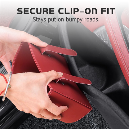 🥳2026 HOT SALE🥳💞50K+ SOLD!🚗🧺 53% OFF! Leather Car Door Cup Holder – Wide‑mouth opening, easy reach for drinks & phone. Clip‑on secure fit. PU leather, tough & stylish. 🛡️✨