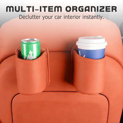 🥳2026 HOT SALE🥳💞50K+ SOLD!🚗🧺 53% OFF! Leather Car Door Cup Holder – Wide‑mouth opening, easy reach for drinks & phone. Clip‑on secure fit. PU leather, tough & stylish. 🛡️✨