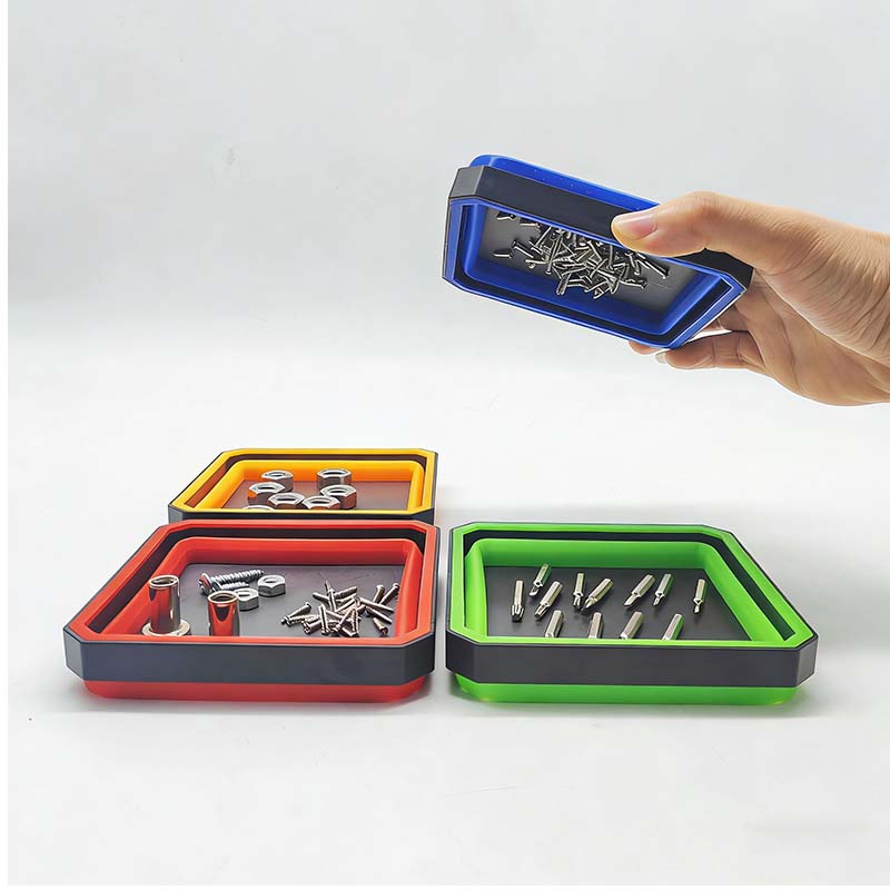🔥🌟Last Day Promotion 50% OFF🌟🔥Collapsible Silicone Magnetic Parts Tray Set