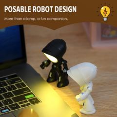 🤖⚡HOT SALE 60 % OFF Special Price £8.99!!!🔥👾Mini Creative Robot Table Lamp