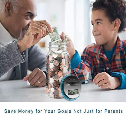 🎅Christmas HOT SALE💞50K+ SOLD!✨Watch Savings Grow – Digital Money Box with Auto Coin Counting & Target Setting