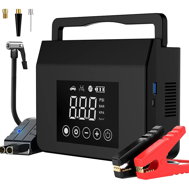 🔥Last day special, 60% off🔥Portable Car Jump Starter with Air Compressor