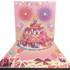 🎉LAST DAY SALE 70% OFF!!🎉3D Pop Up Musical Birthday Card with Lights & Song🎵🎂