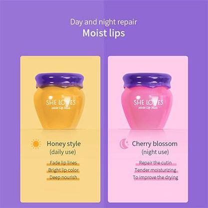 [Best Gift for Her] Honey&Sakura Day and Night Repair Sleeping Lip Balm