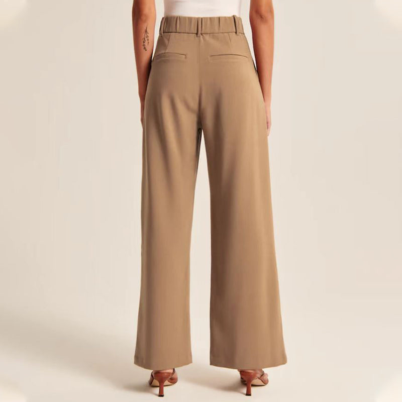 ⏳Last Day Sale 49% OFF🔥Women's Smart & Casual High Waisted Straight Leg Work Trousers👖