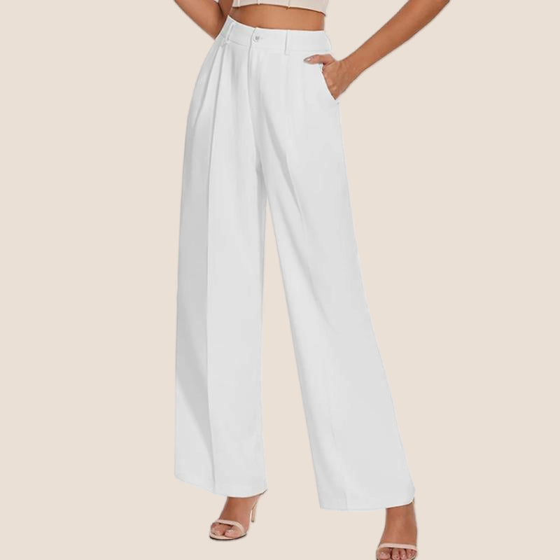 ⏳Last Day Sale 49% OFF🔥Women's Smart & Casual High Waisted Straight Leg Work Trousers👖