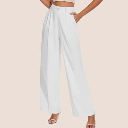 ⏳Last Day Sale 49% OFF🔥Women's Smart & Casual High Waisted Straight Leg Work Trousers👖