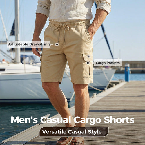 💥Last Day Special Sale 49% OFF👚💞50K+ SOLD!💥👴🩳 Lightweight Cargo Shorts – Breathable fabric, knee-length cut. Secure pockets for phone & keys. Comfortable all day long. ✅☀️