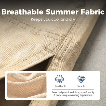 💥Last Day Special Sale 49% OFF👚💞50K+ SOLD!💥👴🩳 Lightweight Cargo Shorts – Breathable fabric, knee-length cut. Secure pockets for phone & keys. Comfortable all day long. ✅☀️