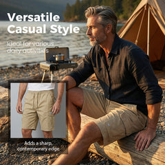 💥Last Day Special Sale 49% OFF👚💞50K+ SOLD!💥👴🩳 Lightweight Cargo Shorts – Breathable fabric, knee-length cut. Secure pockets for phone & keys. Comfortable all day long. ✅☀️