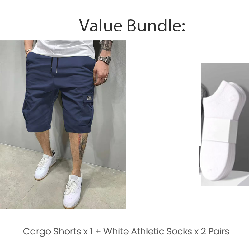 💥Last Day Special Sale 49% OFF👚💞50K+ SOLD!💥👴🩳 Lightweight Cargo Shorts – Breathable fabric, knee-length cut. Secure pockets for phone & keys. Comfortable all day long. ✅☀️