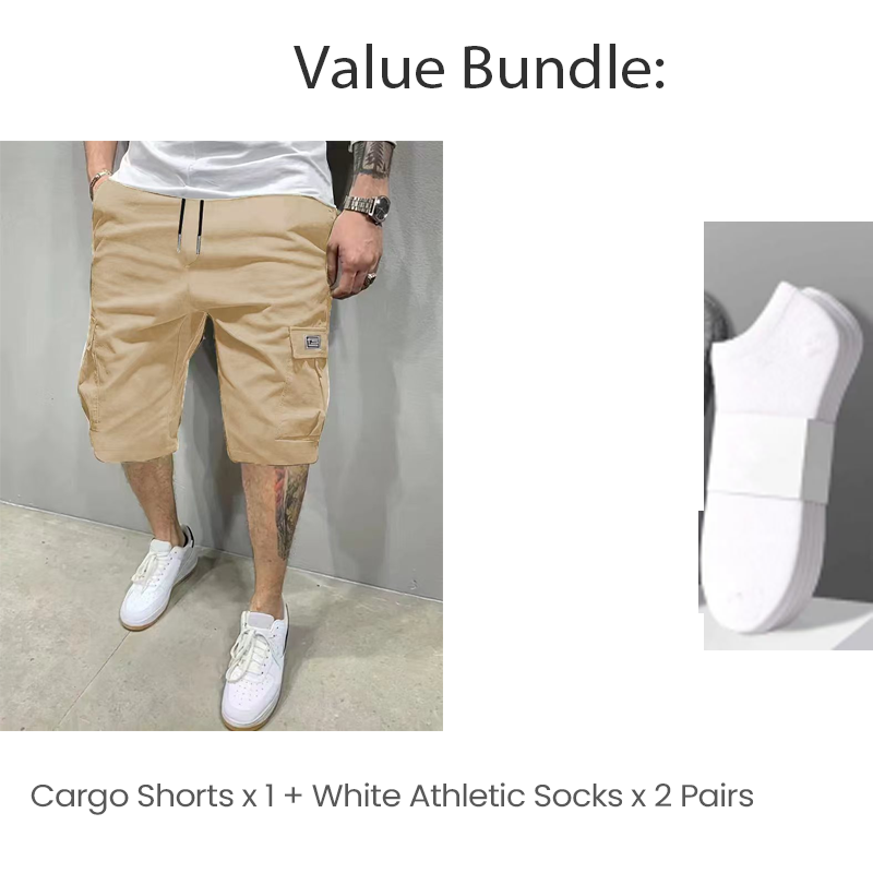 💥Last Day Special Sale 49% OFF👚💞50K+ SOLD!💥👴🩳 Lightweight Cargo Shorts – Breathable fabric, knee-length cut. Secure pockets for phone & keys. Comfortable all day long. ✅☀️