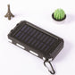⚡Last Day Special Price ￡11.99⚡Portable Solar Power Bank, Solar Powered Charger with Dual LED Flashlights, Power Bank for Travel, Camping