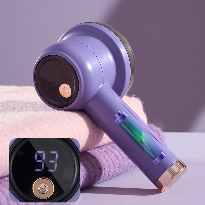 🎁Last Day Promotion 49% OFF💜3-Speed & LED Display Rechargeable Fabric Shaver