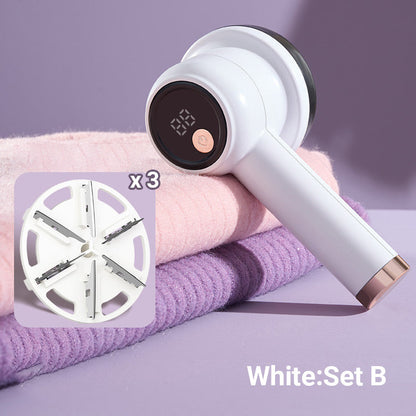 🎁Last Day Promotion 49% OFF💜3-Speed & LED Display Rechargeable Fabric Shaver