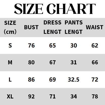 Women's Comfortable Backless Dress and Shorts Set