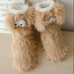 😍2027 NEW SALE-49% OFF😍Women's Plush Slippers Floor Socks 👍 ✨Winter Home Indoor Thickened Fleece-Lined Anti-Slip Adult