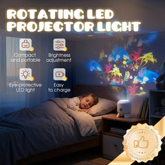 🥳Big Sale 2026🥳💞Over 50K+ pieces sold! ⚡Dynamic Rotating LED Projector Light