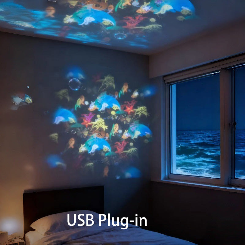 🥳Big Sale 2026🥳💞Over 50K+ pieces sold! ⚡Dynamic Rotating LED Projector Light