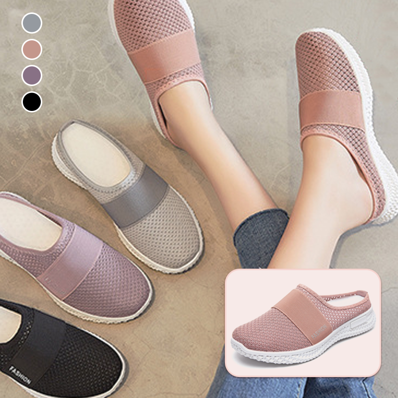 🌸LAST DAY SPECIAL PRICE!!🌸 Casual Breathable Soft Mesh Slippers – Cushioned & lightweight – Perfect for indoor, outdoor or quick errands – easy slip-on comfort 🏠