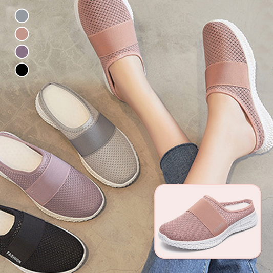 🌸LAST DAY SPECIAL PRICE!!🌸 Casual Breathable Soft Mesh Slippers – Cushioned & lightweight – Perfect for indoor, outdoor or quick errands – easy slip-on comfort 🏠