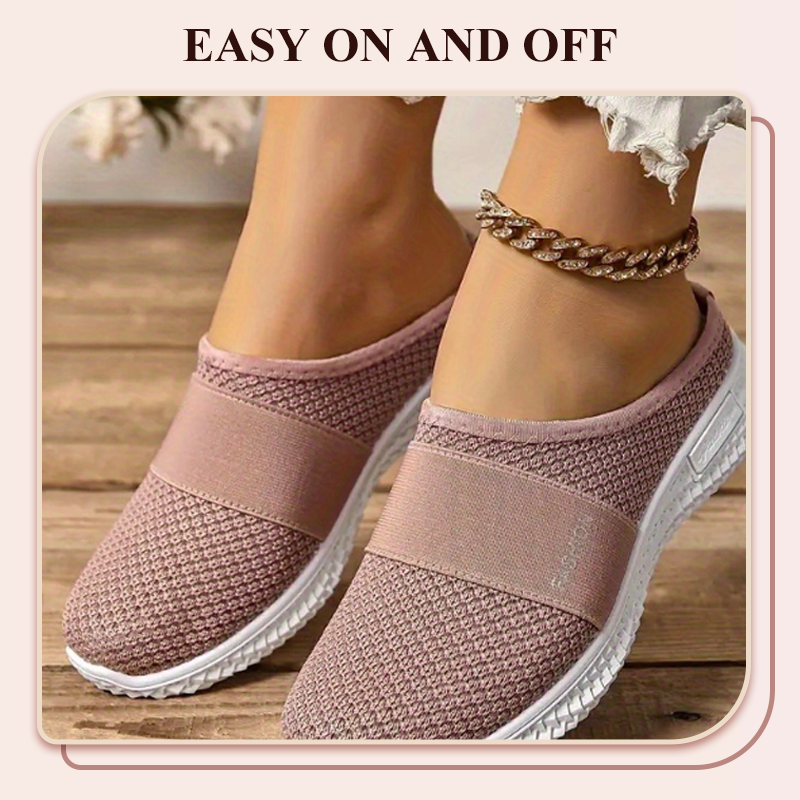 🌸LAST DAY SPECIAL PRICE!!🌸 Casual Breathable Soft Mesh Slippers – Cushioned & lightweight – Perfect for indoor, outdoor or quick errands – easy slip-on comfort 🏠