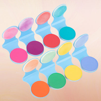 Disposable Hair Color Powders with 8 Colors