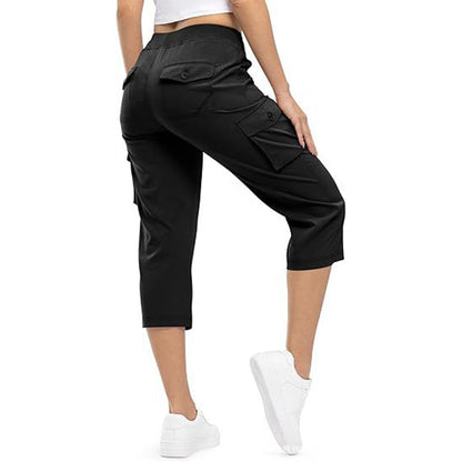 🌸LAST DAY SPECIAL PRICE!!🌸Womens Lightweight Capris Daily&Travel Quick Dry Cargo Pants with 6 Pockets ✈️👖Adventure-Ready Comfort And Style 🌿