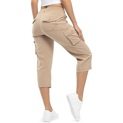 🌸LAST DAY SPECIAL PRICE!!🌸Womens Lightweight Capris Daily&Travel Quick Dry Cargo Pants with 6 Pockets ✈️👖Adventure-Ready Comfort And Style 🌿