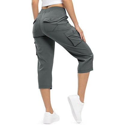 🌸LAST DAY SPECIAL PRICE!!🌸Womens Lightweight Capris Daily&Travel Quick Dry Cargo Pants with 6 Pockets ✈️👖Adventure-Ready Comfort And Style 🌿