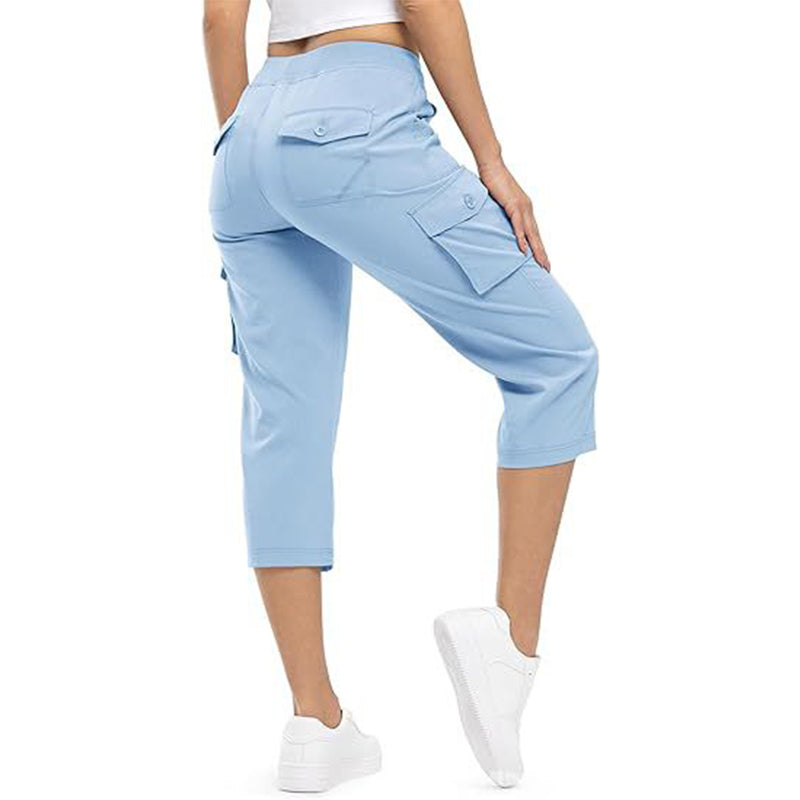 🌸LAST DAY SPECIAL PRICE!!🌸Womens Lightweight Capris Daily&Travel Quick Dry Cargo Pants with 6 Pockets ✈️👖Adventure-Ready Comfort And Style 🌿