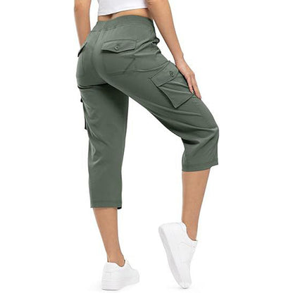 🌸LAST DAY SPECIAL PRICE!!🌸Womens Lightweight Capris Daily&Travel Quick Dry Cargo Pants with 6 Pockets ✈️👖Adventure-Ready Comfort And Style 🌿