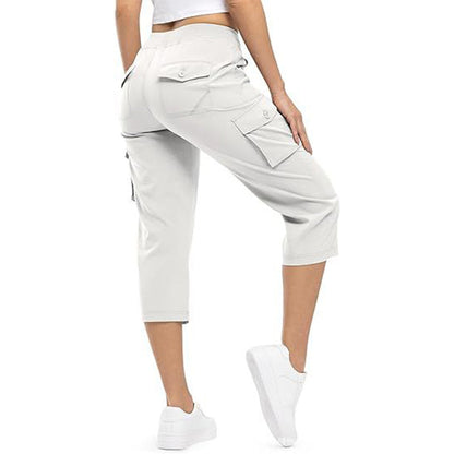 🌸LAST DAY SPECIAL PRICE!!🌸Womens Lightweight Capris Daily&Travel Quick Dry Cargo Pants with 6 Pockets ✈️👖Adventure-Ready Comfort And Style 🌿