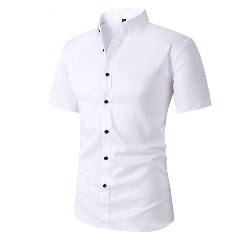 🔥HOT SALE ✨Men's Stretch Short Sleeve Dress Shirt