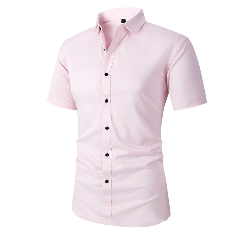 🔥HOT SALE ✨Men's Stretch Short Sleeve Dress Shirt