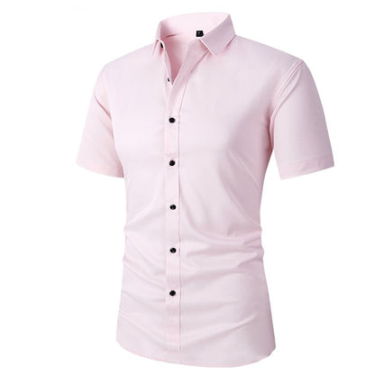 🔥HOT SALE ✨Men's Stretch Short Sleeve Dress Shirt