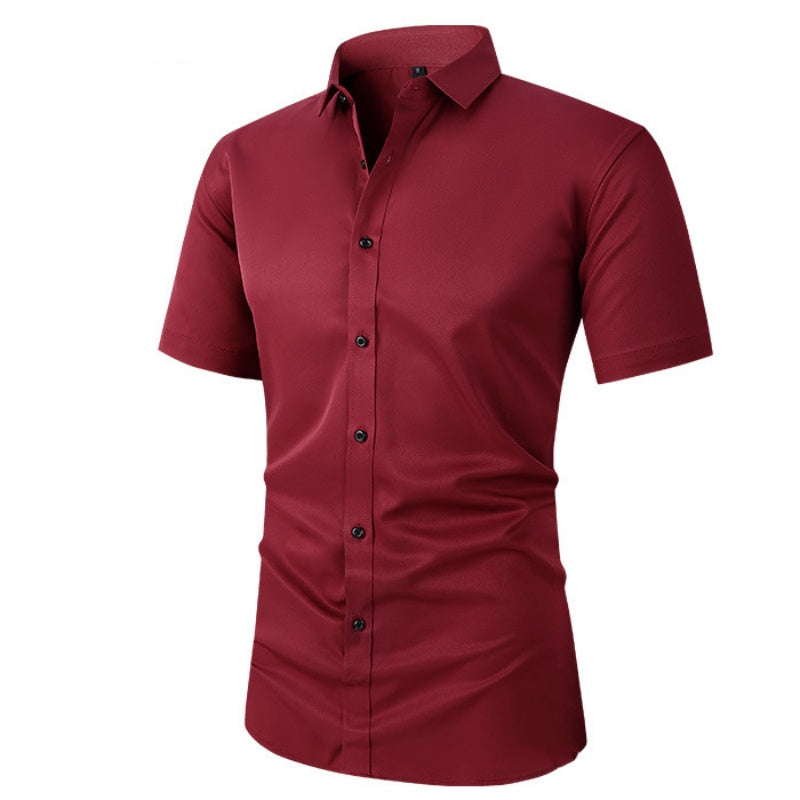 🔥HOT SALE ✨Men's Stretch Short Sleeve Dress Shirt