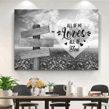 ❣️DIY Your Family Names❣️ Premium Canvas Poster -River Pier A Little Whole Lot of Love