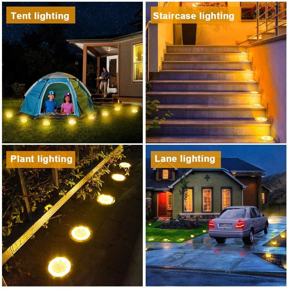 ⏰️Last Day For Free Shipping⌛️Solar In-Ground Lights – Model Rock