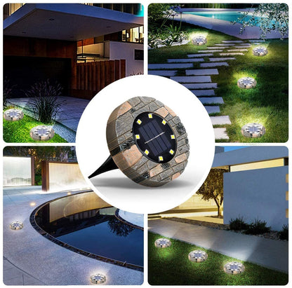 ⏰️Last Day For Free Shipping⌛️Solar In-Ground Lights – Model Rock