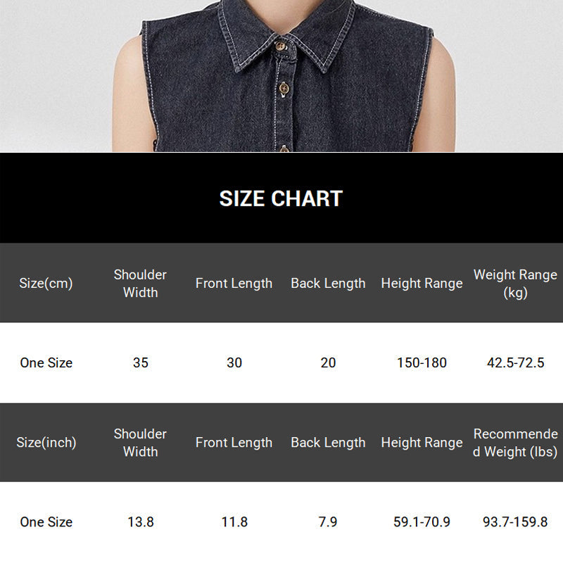 🔥Free Shipping✨Detachable Denim Fake Collar for Women