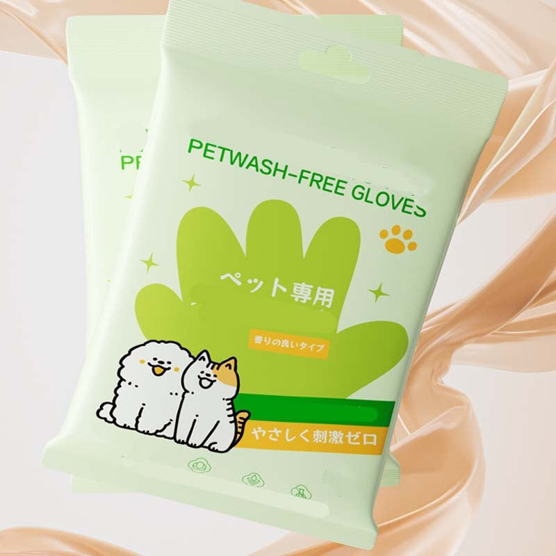 🔥Free Shipping🔥 Rinse-Free Pet Cleaning Deodorizing Gloves