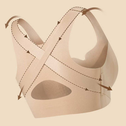 🔥Free Shipping & 50% OFF🔥Women's Front Closure Seamless Back Support Posture Bra