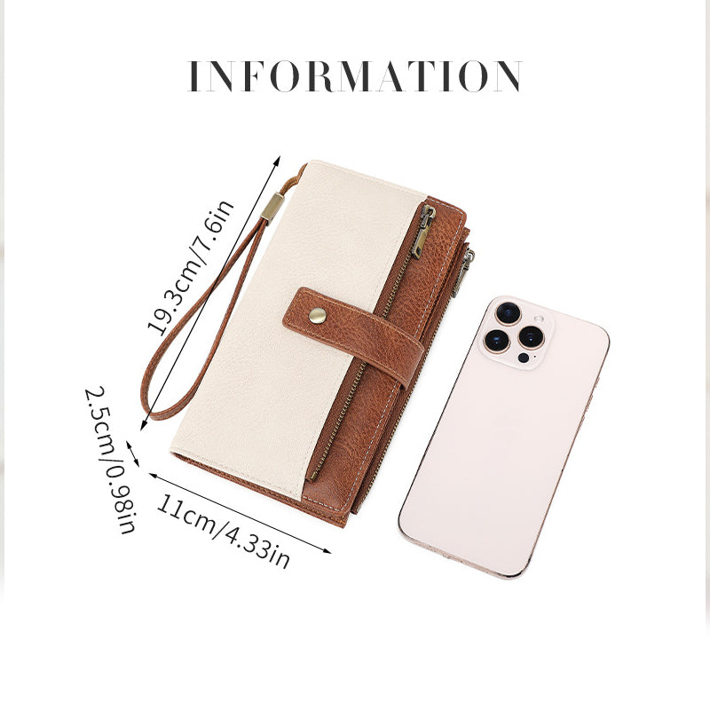 🔥Free Shipping🚚 Women's Retro Style RFID Blocking Tri-fold Wallet