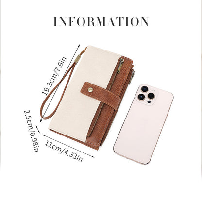 🔥Free Shipping🚚 Women's Retro Style RFID Blocking Tri-fold Wallet