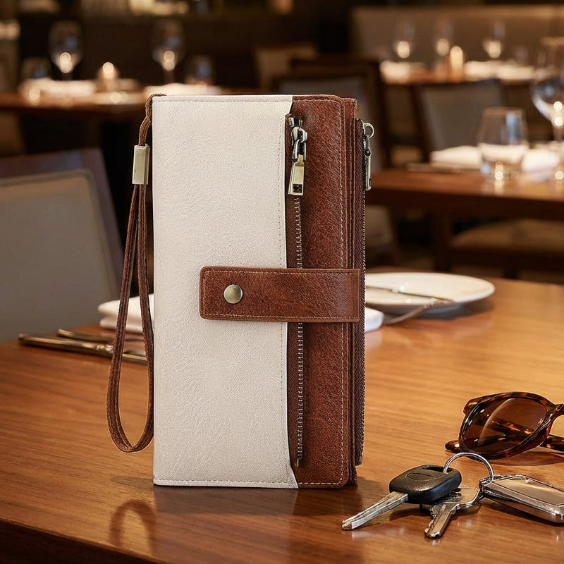 🔥Free Shipping🚚 Women's Retro Style RFID Blocking Tri-fold Wallet