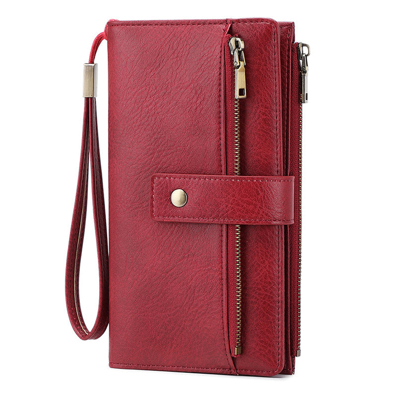 🔥Free Shipping🚚 Women's Retro Style RFID Blocking Tri-fold Wallet