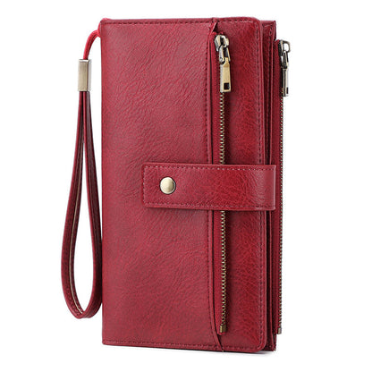 🔥Free Shipping🚚 Women's Retro Style RFID Blocking Tri-fold Wallet