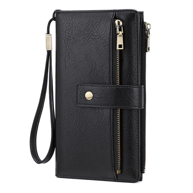 🔥Free Shipping🚚 Women's Retro Style RFID Blocking Tri-fold Wallet