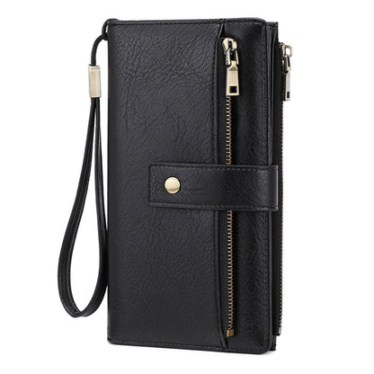🔥Free Shipping🚚 Women's Retro Style RFID Blocking Tri-fold Wallet